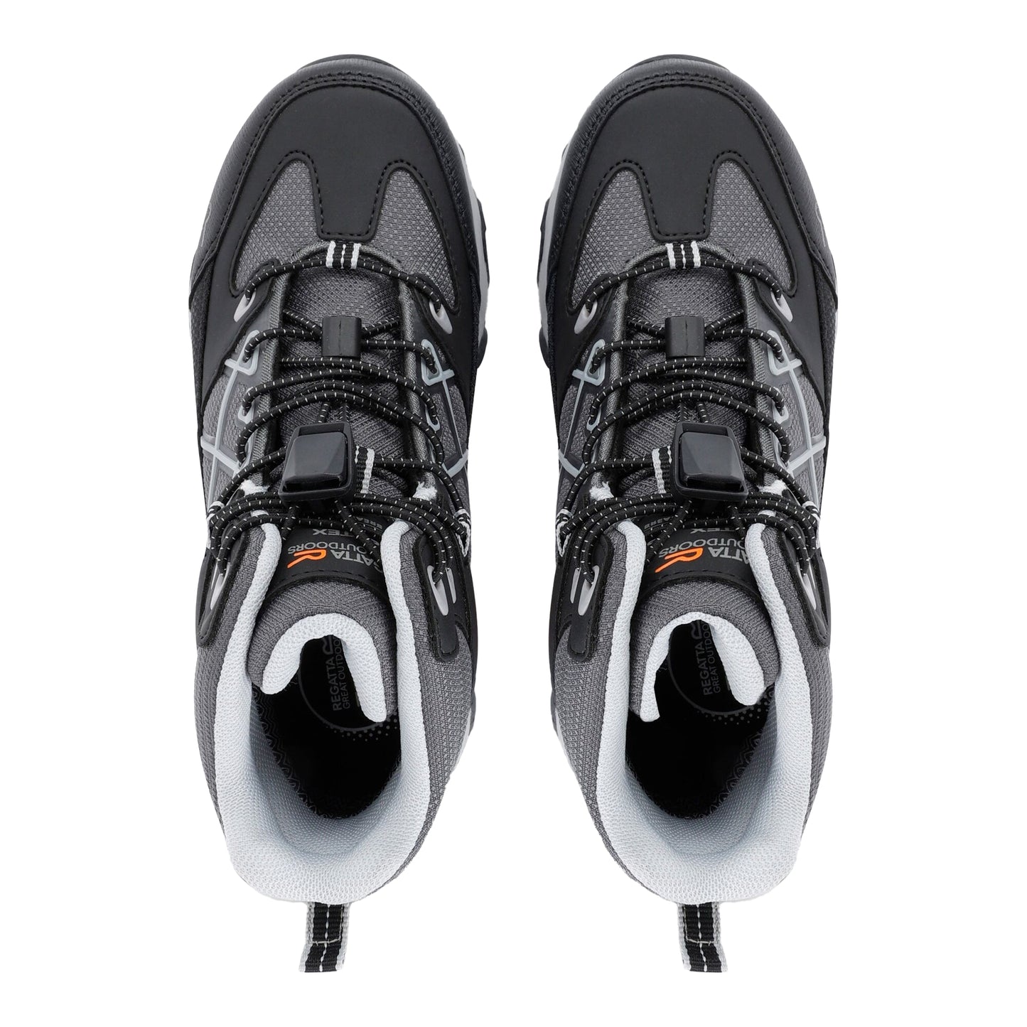 Black-Light Steel - Pack Shot - Regatta Childrens-Kids Samaris III Walking Boots