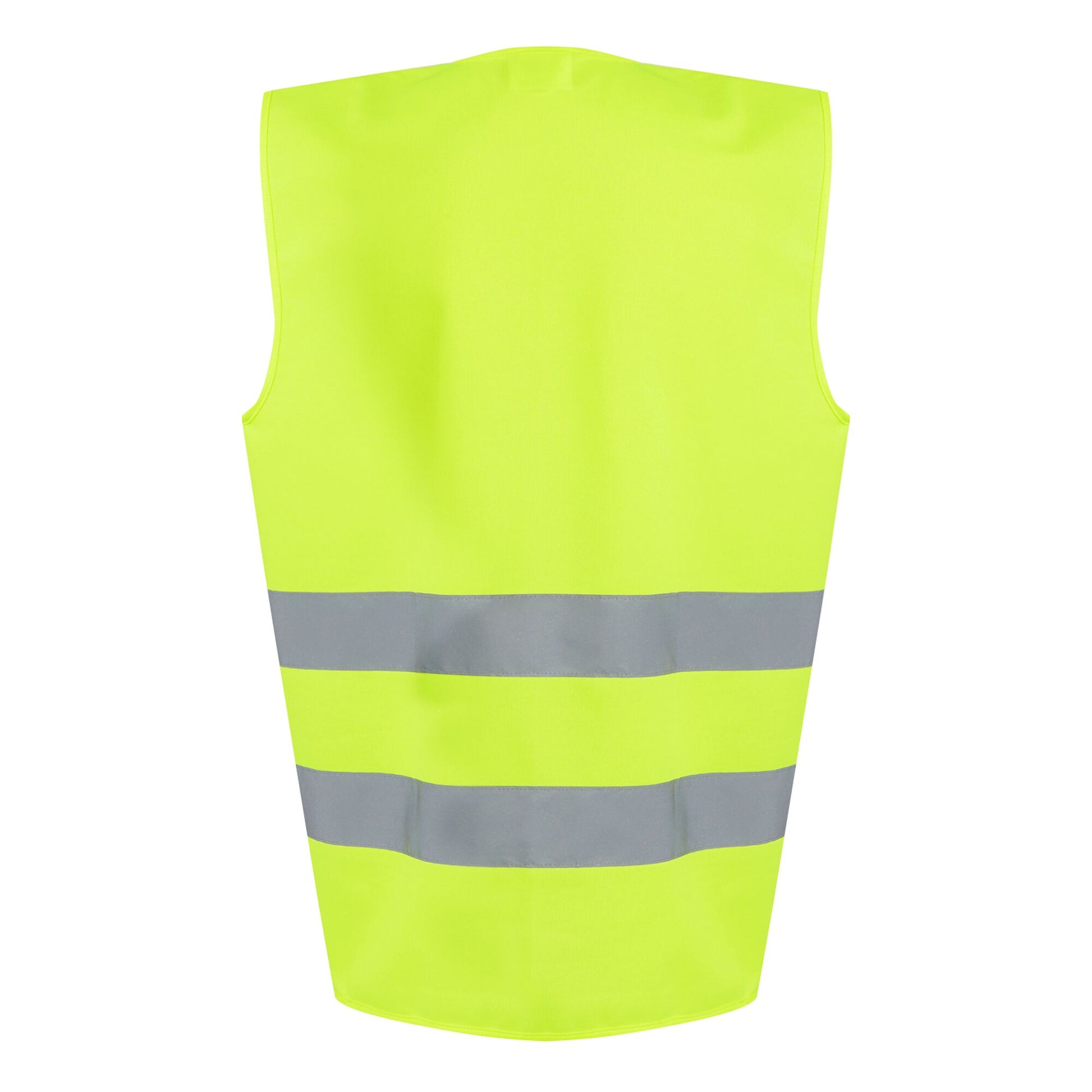 Yellow - Back - Regatta Professional Unisex Adult Printable Hi-Vis Vest (Pack Of 10)