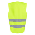 Yellow - Back - Regatta Professional Unisex Adult Printable Hi-Vis Vest