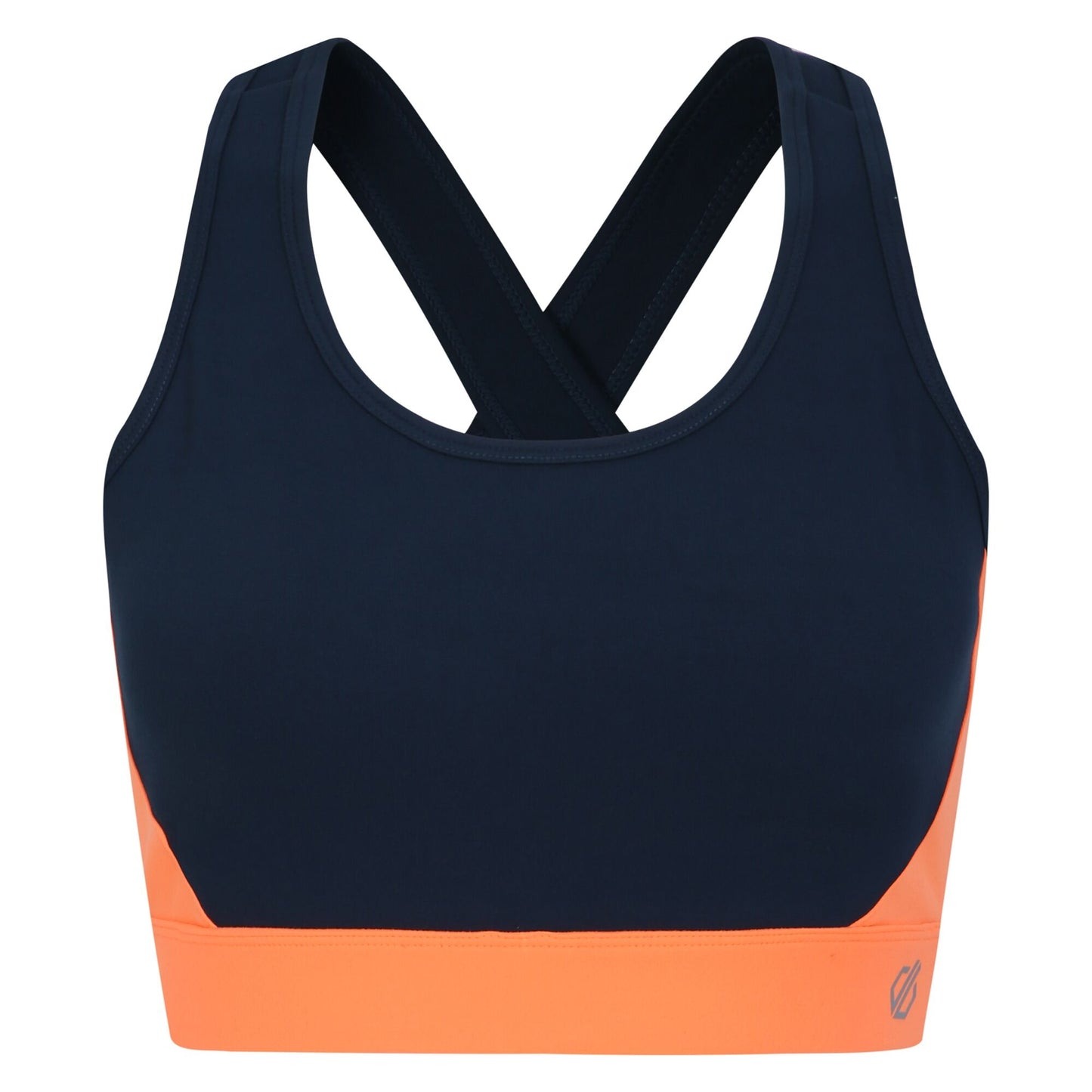 Moonlight Denim-Orange - Front - Dare 2B Womens-Ladies Swift II Sports Bra