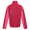 Flamingo Pink - Back - Regatta Childrens-Kids Highton III Fleece Jacket