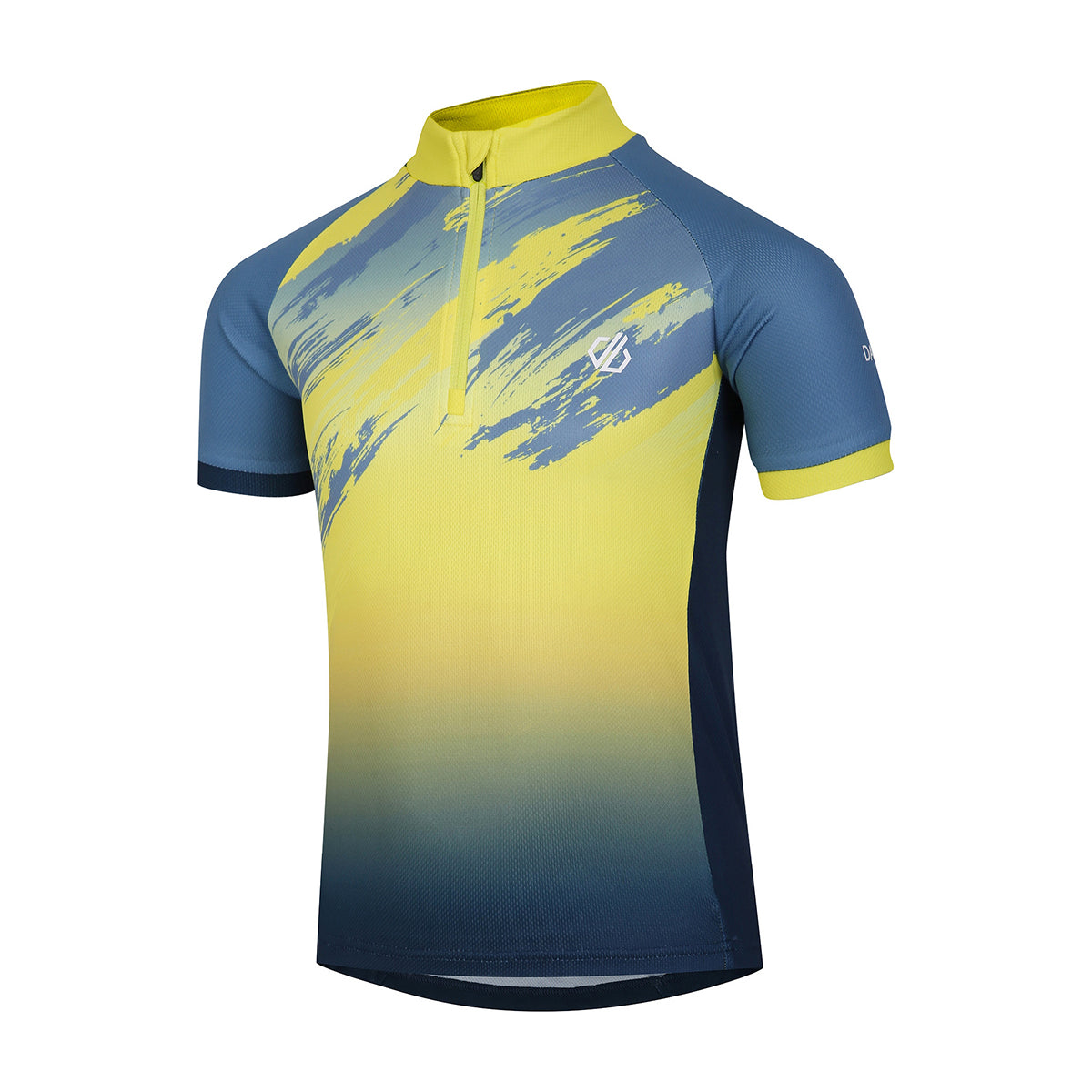 Coronet Blue - Side - Dare 2B Childrens-Kids Speed Up II Tread Pattern Jersey