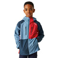 Coronet Blue-Moonlight Denim - Lifestyle - Regatta Childrens-Kids Highton V Full Zip Hoodie