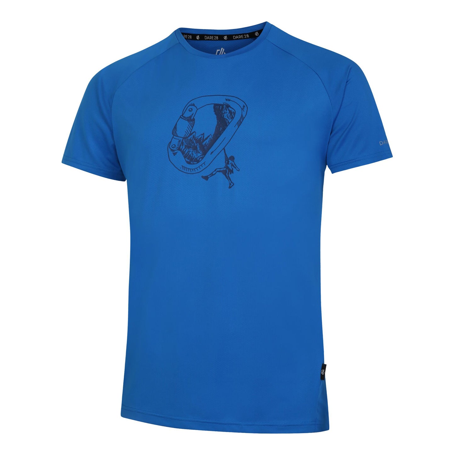 Athletic Blue - Side - Dare 2B Mens Tech Climber T-Shirt