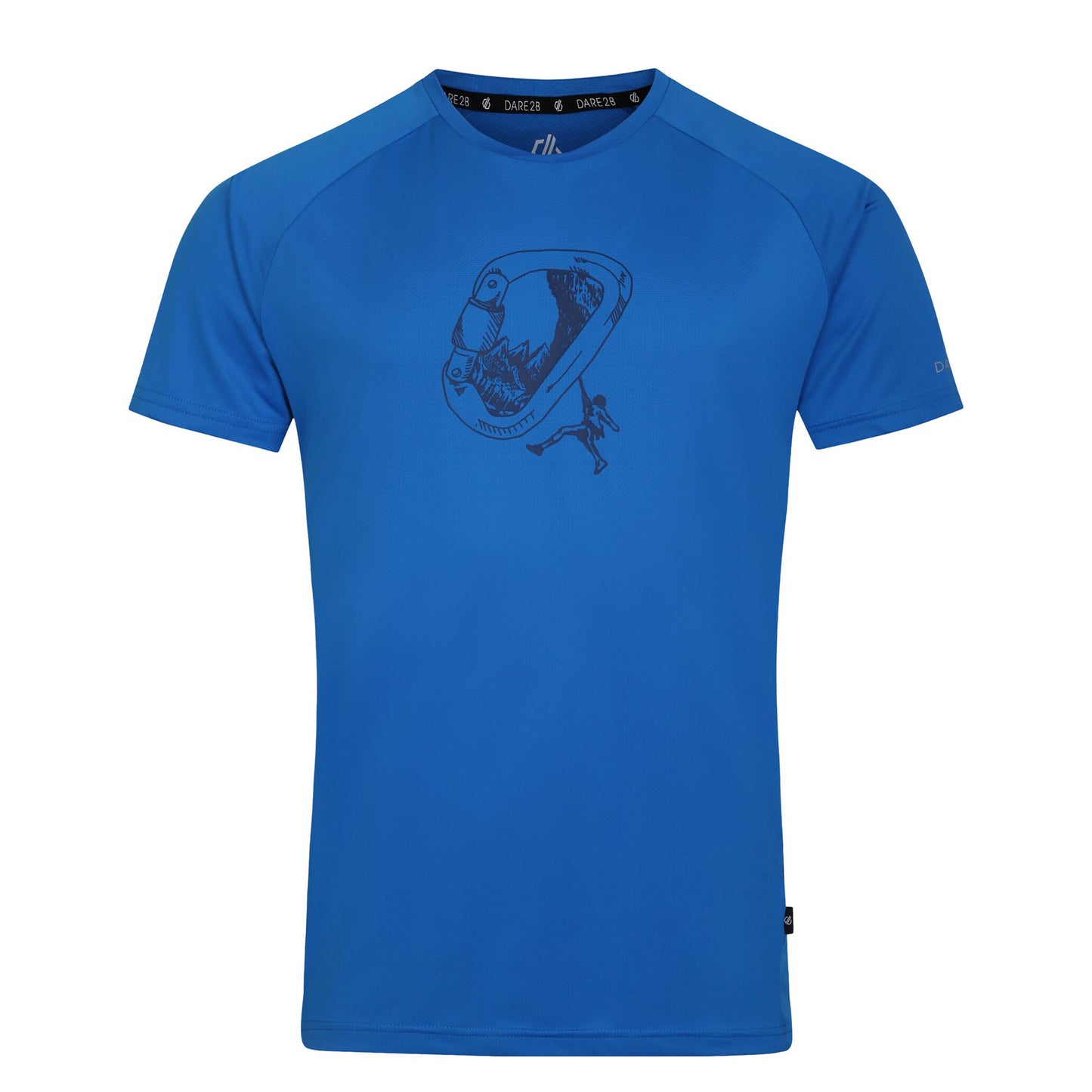 Athletic Blue - Front - Dare 2B Mens Tech Climber T-Shirt