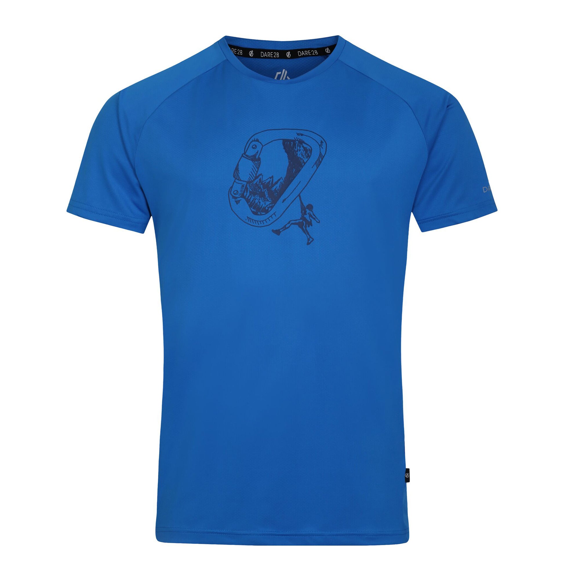 Athletic Blue - Front - Dare 2B Mens Tech Climber T-Shirt