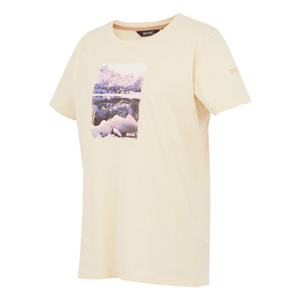 Light Vanilla - Side - Regatta Womens-Ladies Filandra IX Photograph T-Shirt