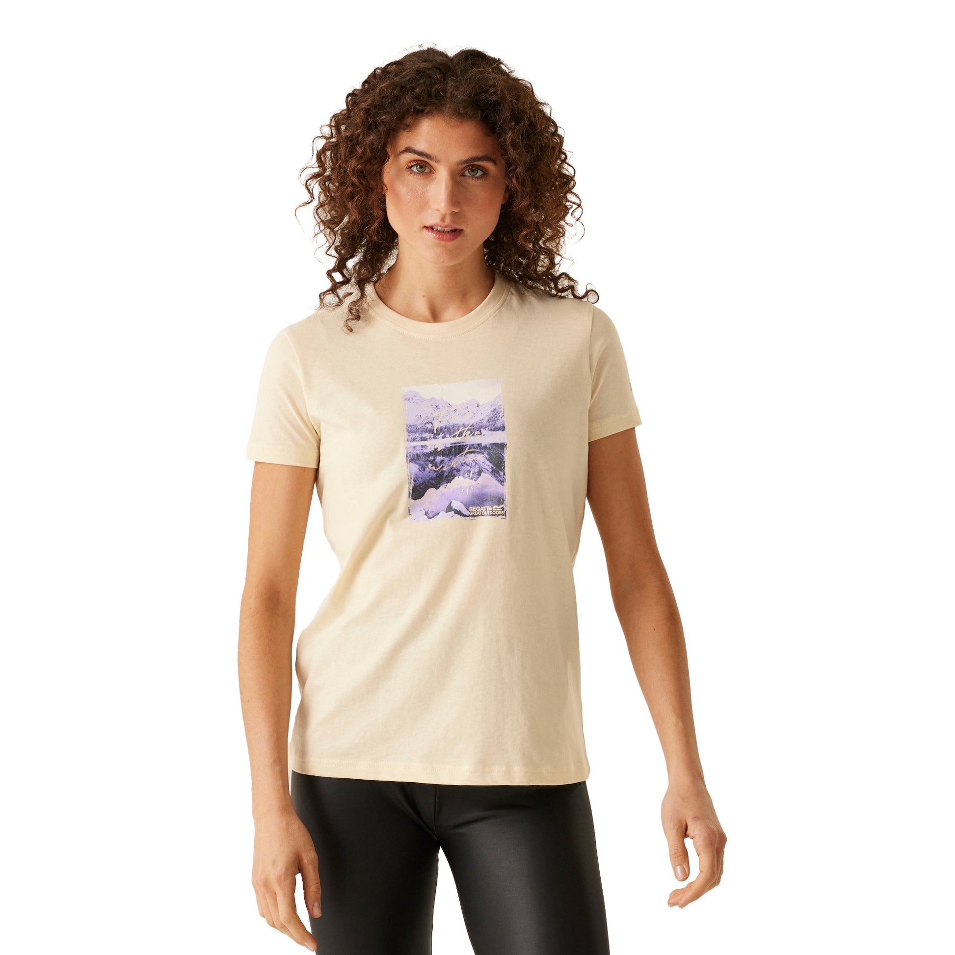 Light Vanilla - Lifestyle - Regatta Womens-Ladies Filandra IX Photograph T-Shirt