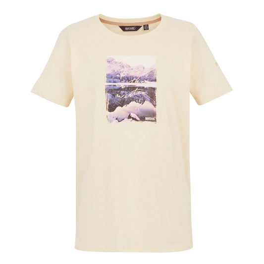 Light Vanilla - Front - Regatta Womens-Ladies Filandra IX Photograph T-Shirt