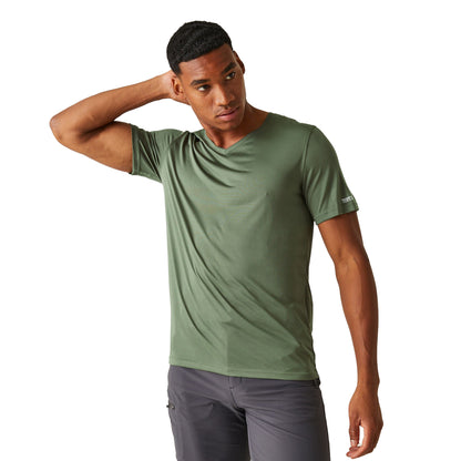 Agave Green - Lifestyle - Regatta Mens Fingal V Neck T-Shirt