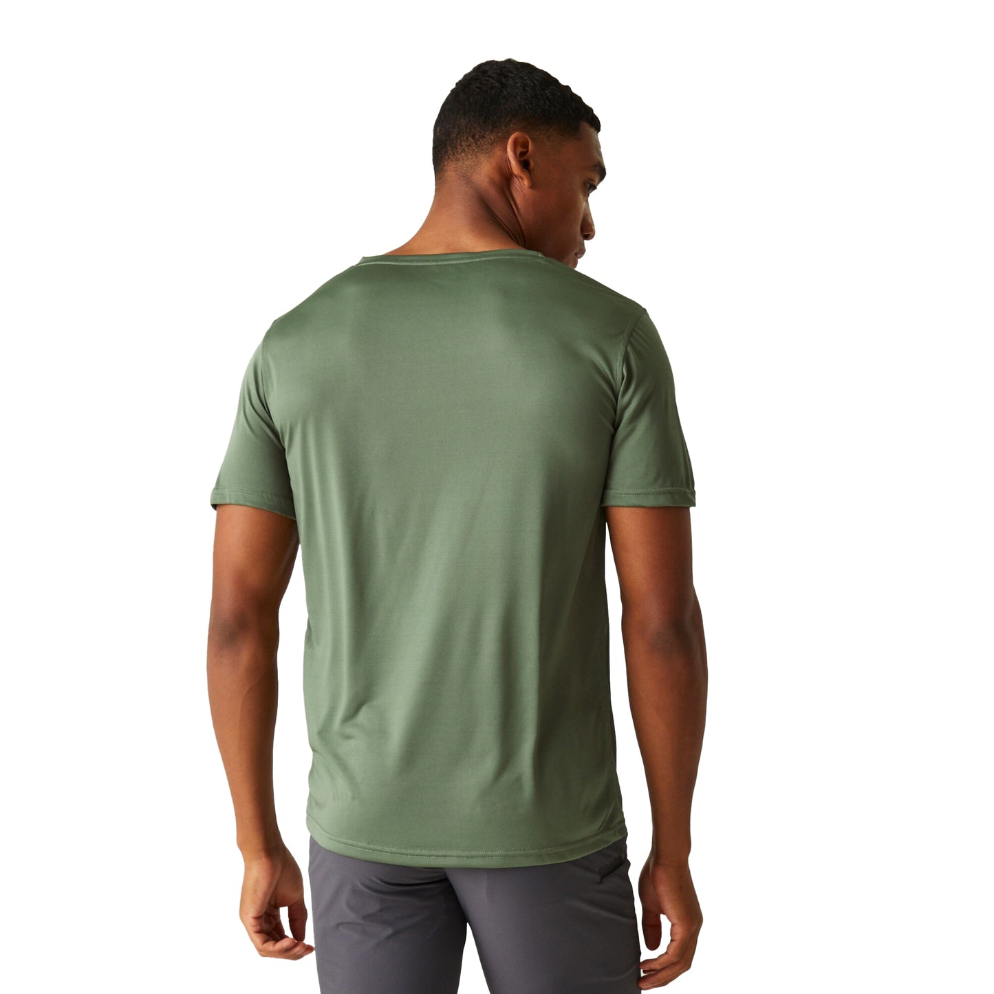 Agave Green - Pack Shot - Regatta Mens Fingal V Neck T-Shirt