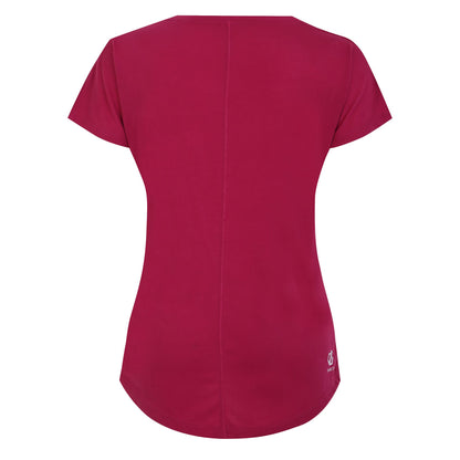 Berry Pink - Back - Regatta Womens-Ladies Calm Mountain T-Shirt