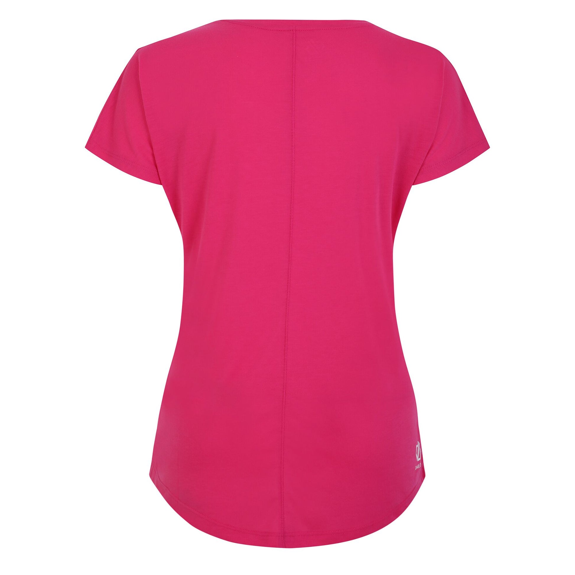Pure Pink - Back - Regatta Womens-Ladies Calm Yoga Pose T-Shirt