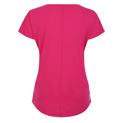 Pure Pink - Back - Regatta Womens-Ladies Calm Yoga Pose T-Shirt