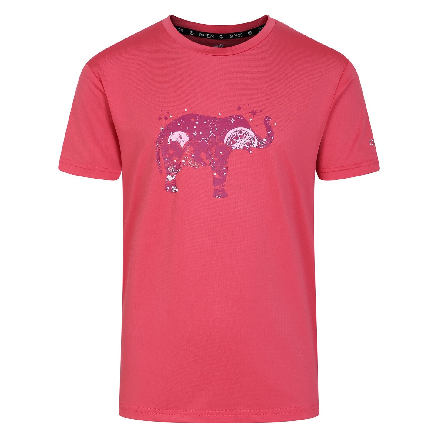 Neon Pink - Front - Regatta Childrens-Kids Amuse II Bike T-Shirt