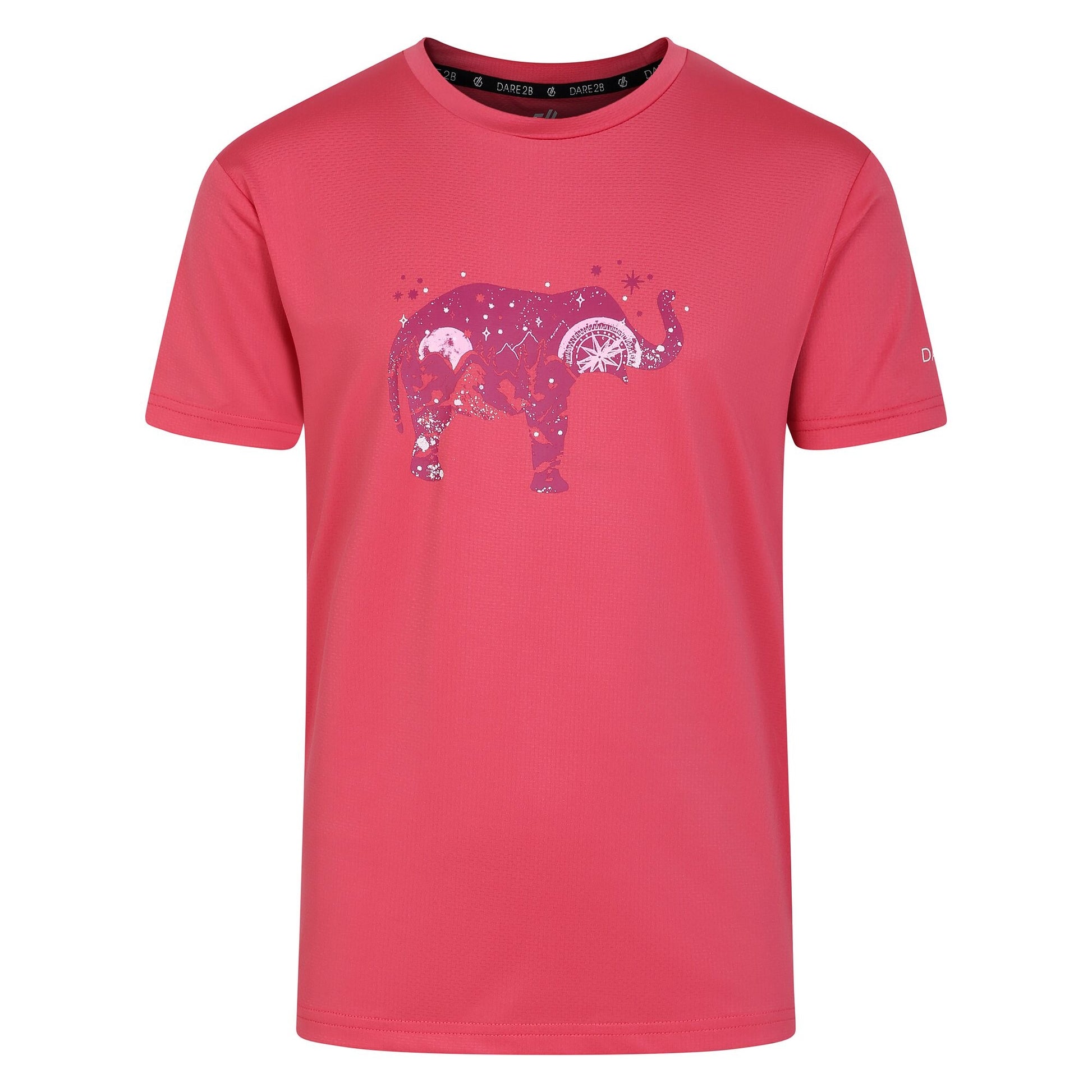 Neon Pink - Front - Regatta Childrens-Kids Amuse II Bike T-Shirt