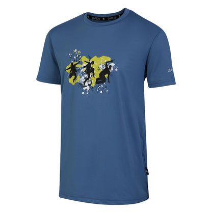 Coronet Blue - Back - Dare 2B Childrens-Kids Amuse II Dancing T-Shirt