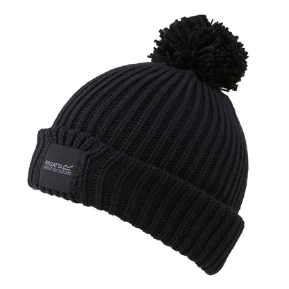 Black - Front - Regatta Childrens-Kids Connora Beanie