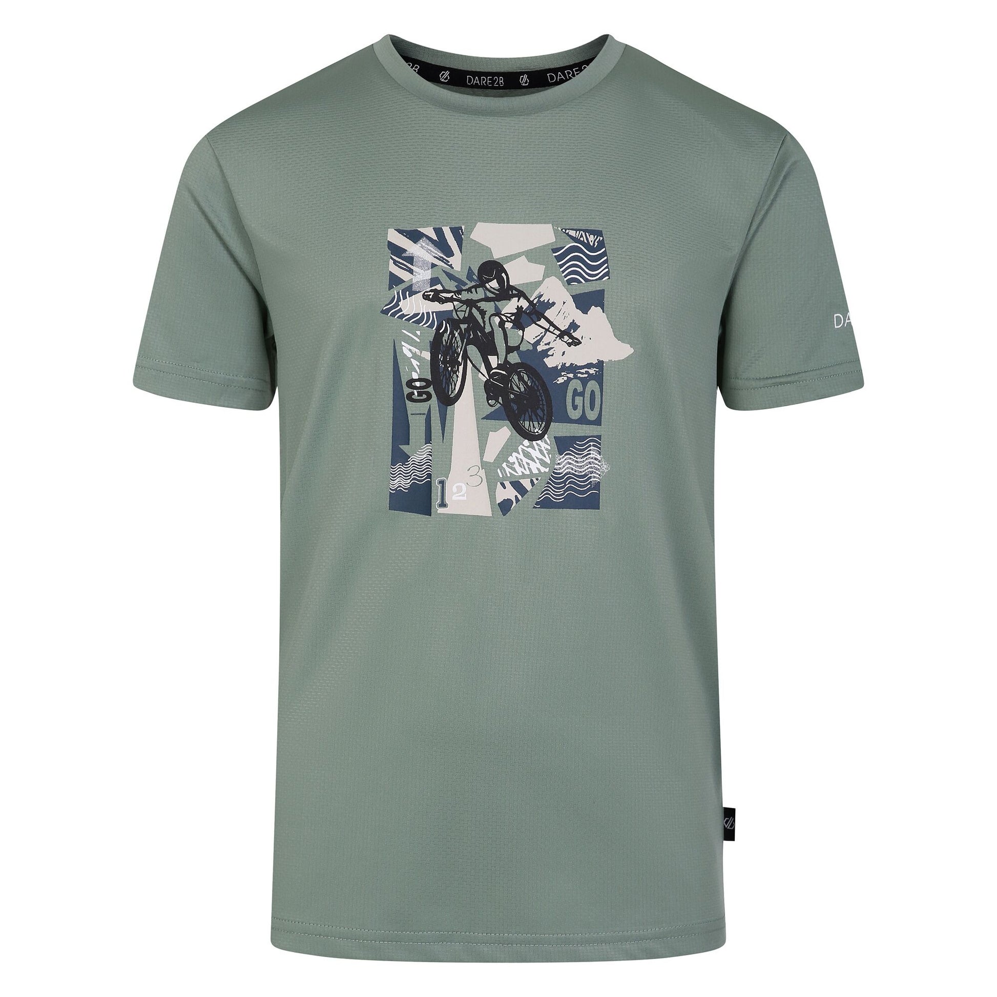 Lilypad - Front - Dare 2B Childrens-Kids Amuse II Bicycle T-Shirt