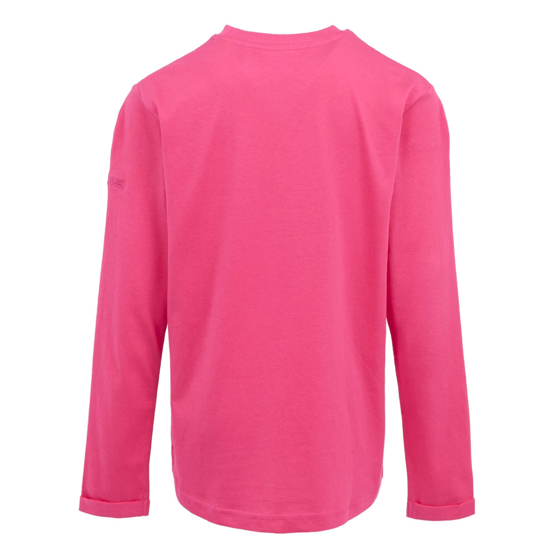 Hot Pink - Back - Regatta Childrens-Kids Wenbie III Hearts & Flowers Long-Sleeved T-Shirt
