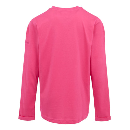 Hot Pink - Back - Regatta Childrens-Kids Wenbie III Hearts & Flowers Long-Sleeved T-Shirt