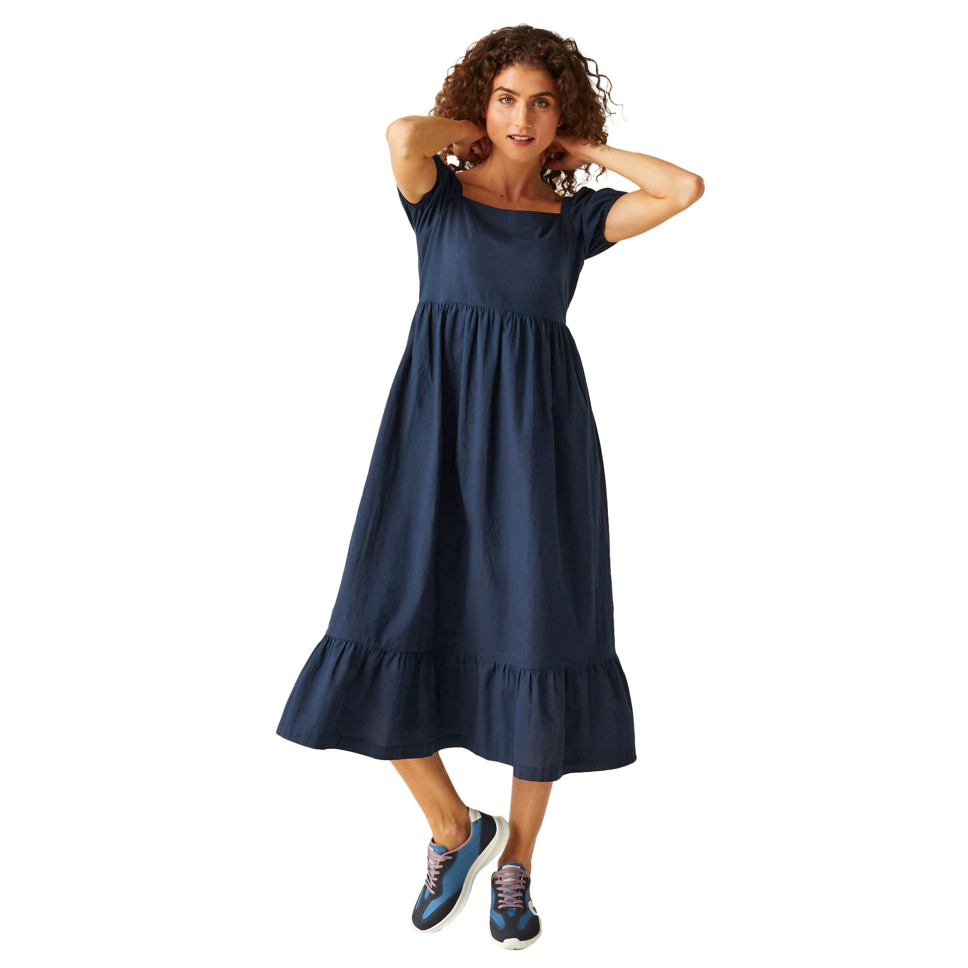 Navy - Lifestyle - Regatta Womens-Ladies Emilrah Midi Dress