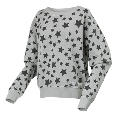 Cyberspace Marl - Side - Regatta Womens-Ladies Avika Star Sweatshirt