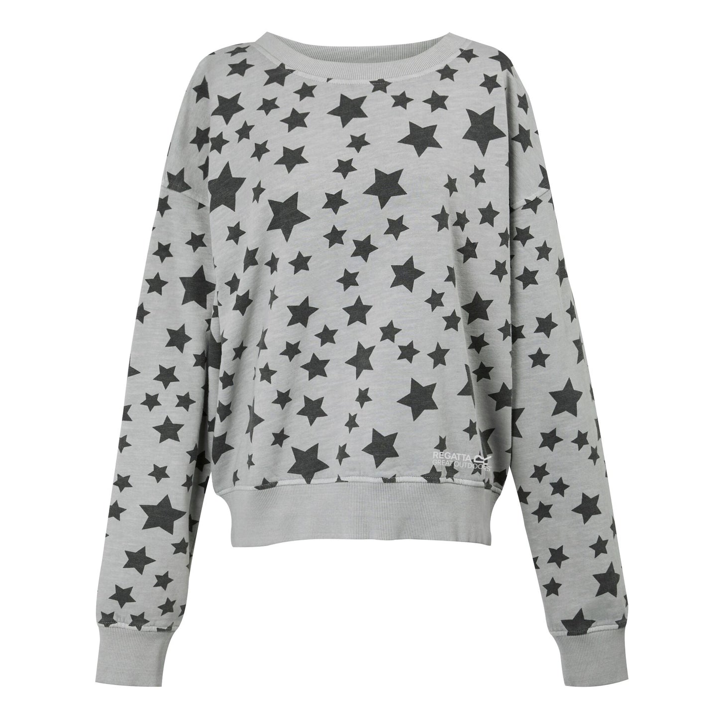 Cyberspace Marl - Front - Regatta Womens-Ladies Avika Star Sweatshirt