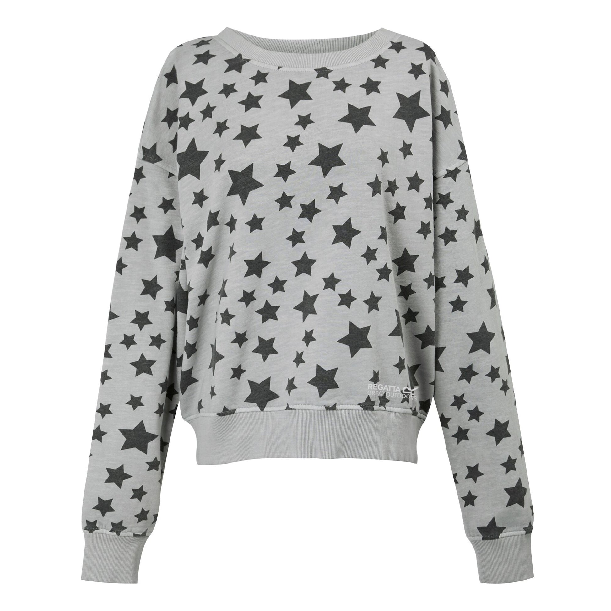 Cyberspace Marl - Front - Regatta Womens-Ladies Avika Star Sweatshirt