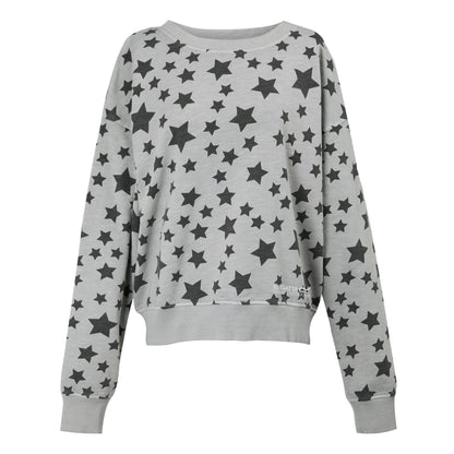 Cyberspace Marl - Front - Regatta Womens-Ladies Avika Star Sweatshirt