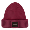 Dark Pimento - Front - Regatta Childrens-Kids Connora Fisherman Logo Beanie