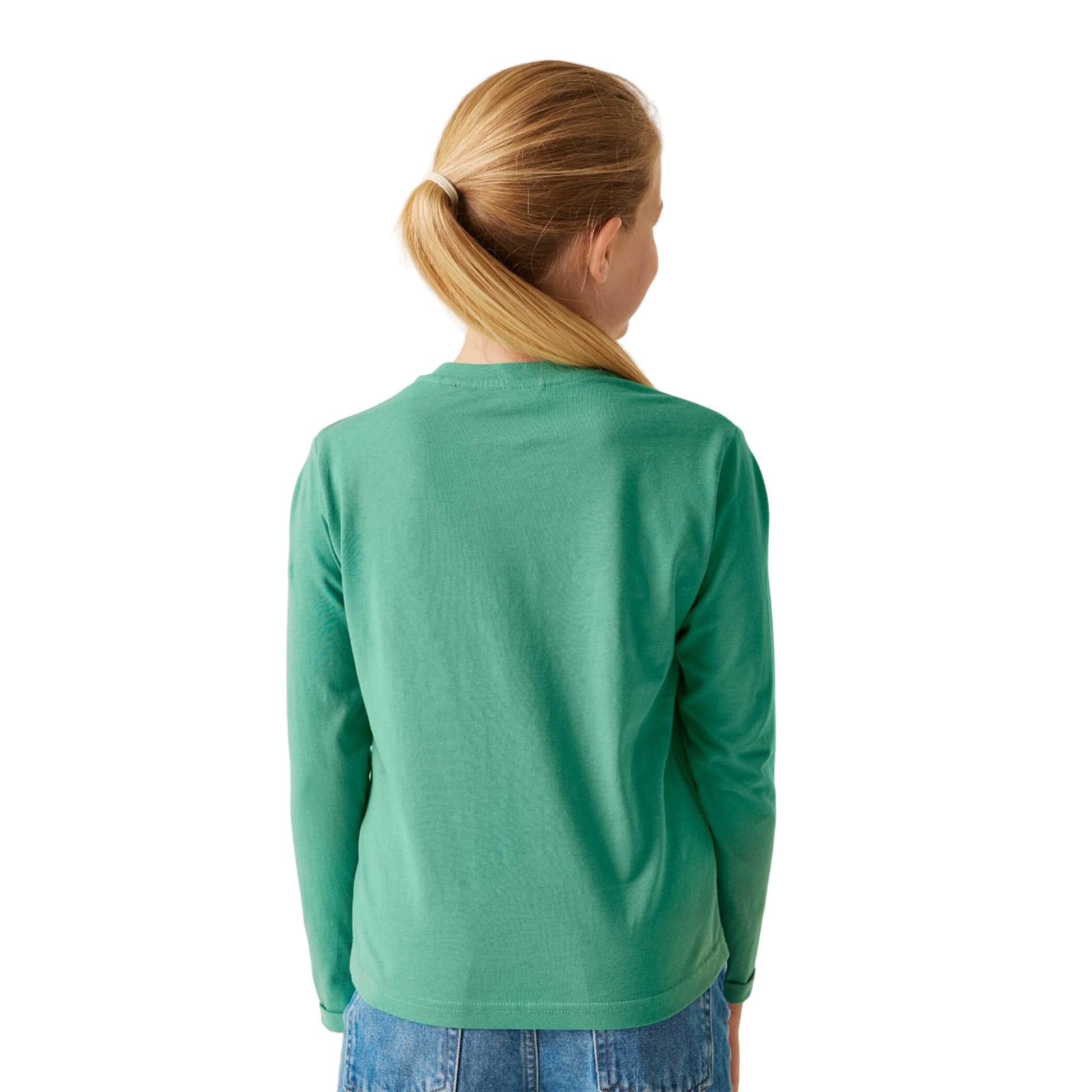 Dusty Green - Lifestyle - Regatta Childrens-Kids Wenbie III Flower Mountain T-Shirt