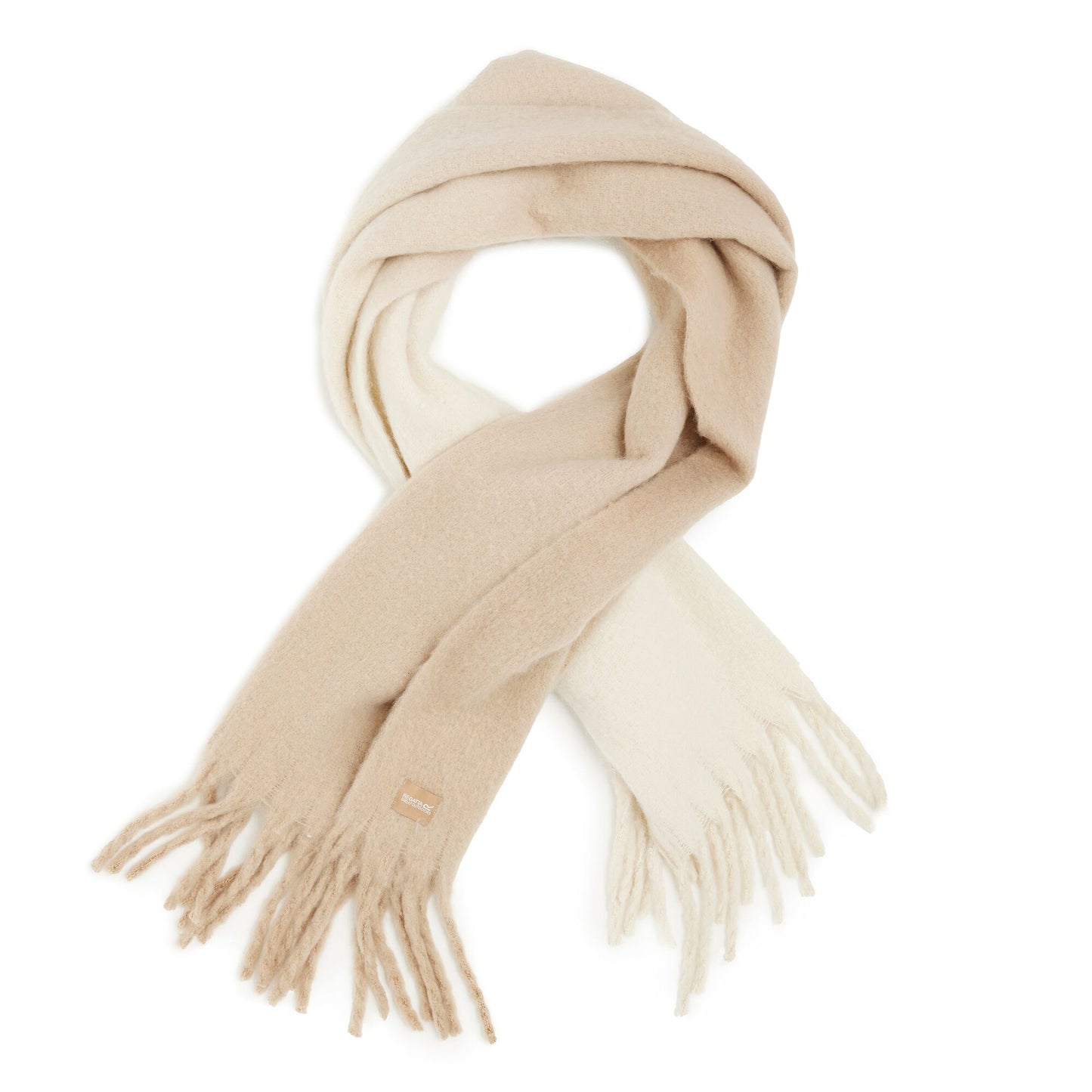 Warm Taupe-Light Vanilla - Front - Regatta Womens-Ladies Aleena Ombre Scarf