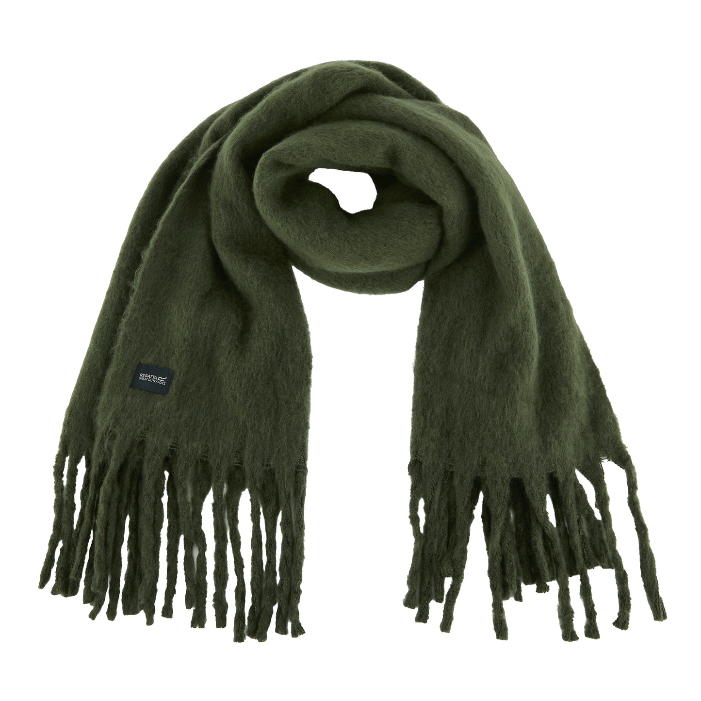 Dark Khaki - Front - Regatta Womens-Ladies Aleena Ombre Scarf