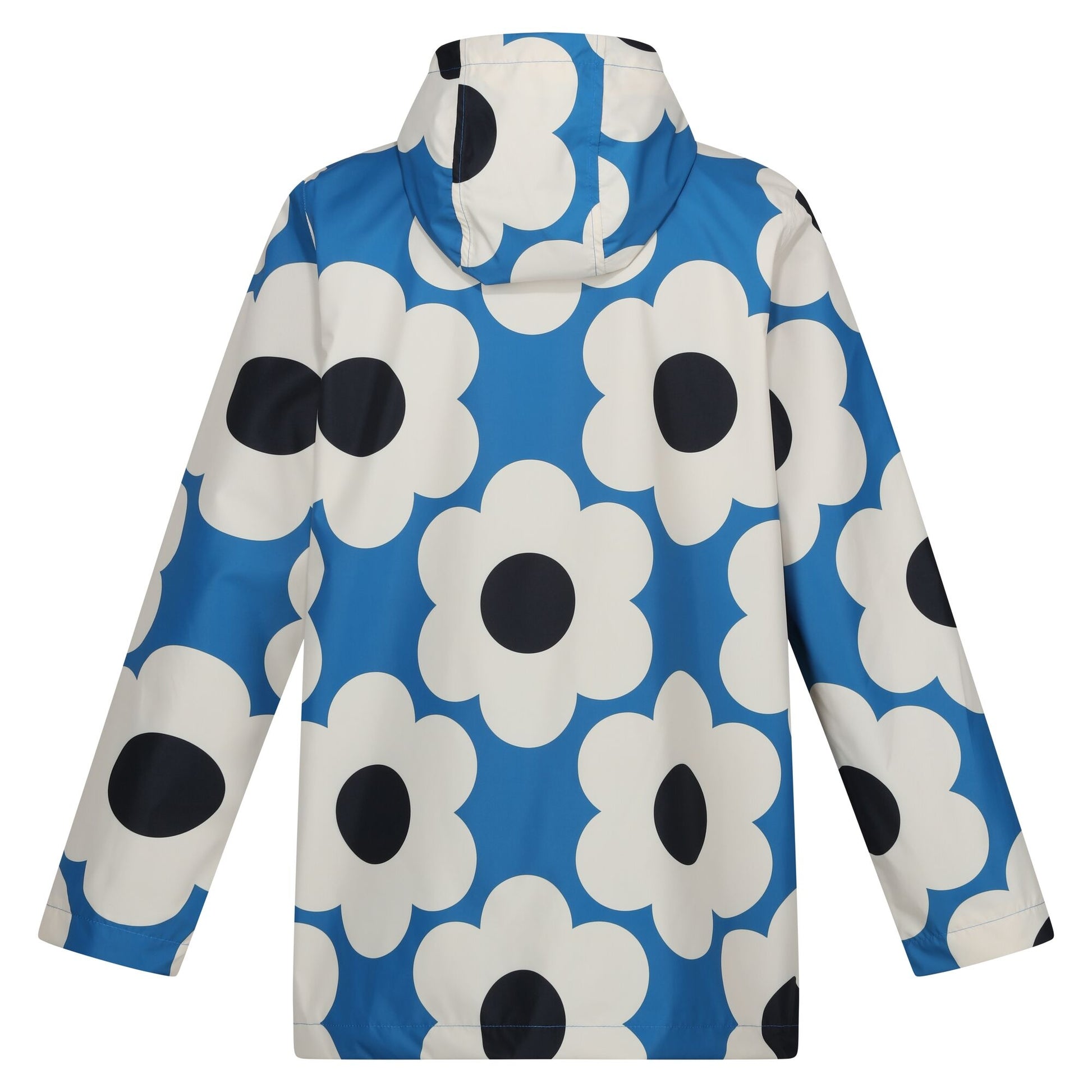 Blue - Back - Regatta Womens-Ladies Orla Kiely Swing II Sixties Daisy Waterproof Jacket