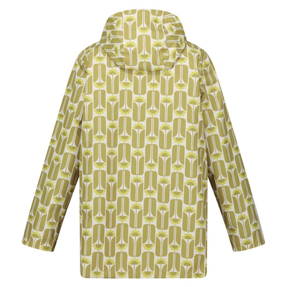 Yellow - Back - Regatta Womens-Ladies Orla Kiely Swing II Tall Flowers Waterproof Jacket