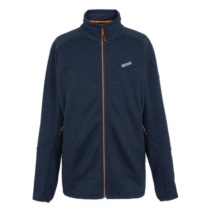 Navy-Fox - Front - Regatta Mens Rivake Full Zip Fleece Jacket