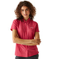 Pink Potion - Lifestyle - Regatta Womens-Ladies Floral Packaway Short-Sleeved Travel Shirt