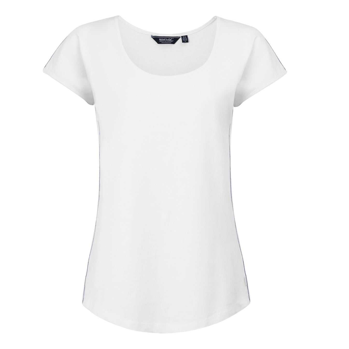 White - Front - Regatta Womens-Ladies Telisse Plain T-Shirt