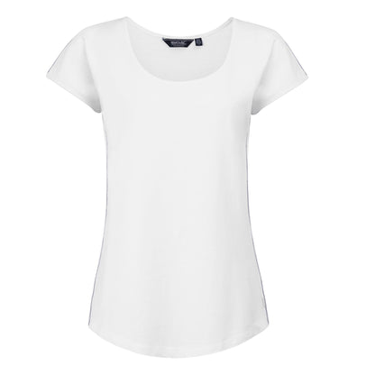 White - Front - Regatta Womens-Ladies Telisse Plain T-Shirt