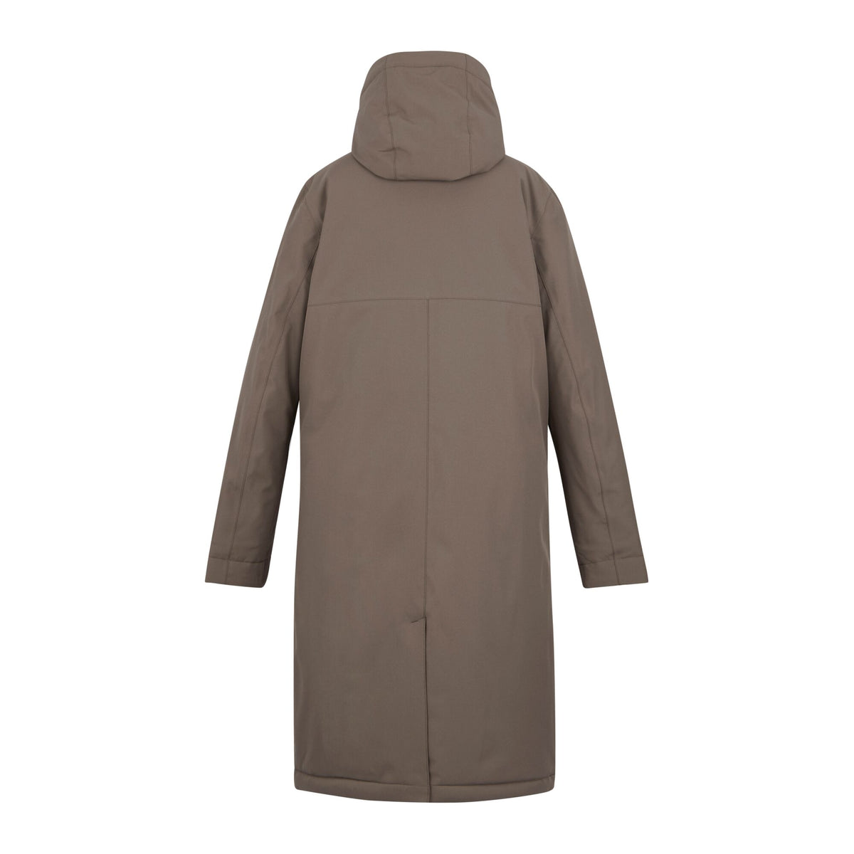 Mocha-Cocoa - Back - Regatta Womens-Ladies Yarli Longline Waterproof Jacket