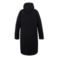 Black-Dark Grey - Back - Regatta Womens-Ladies Yarli Longline Waterproof Jacket