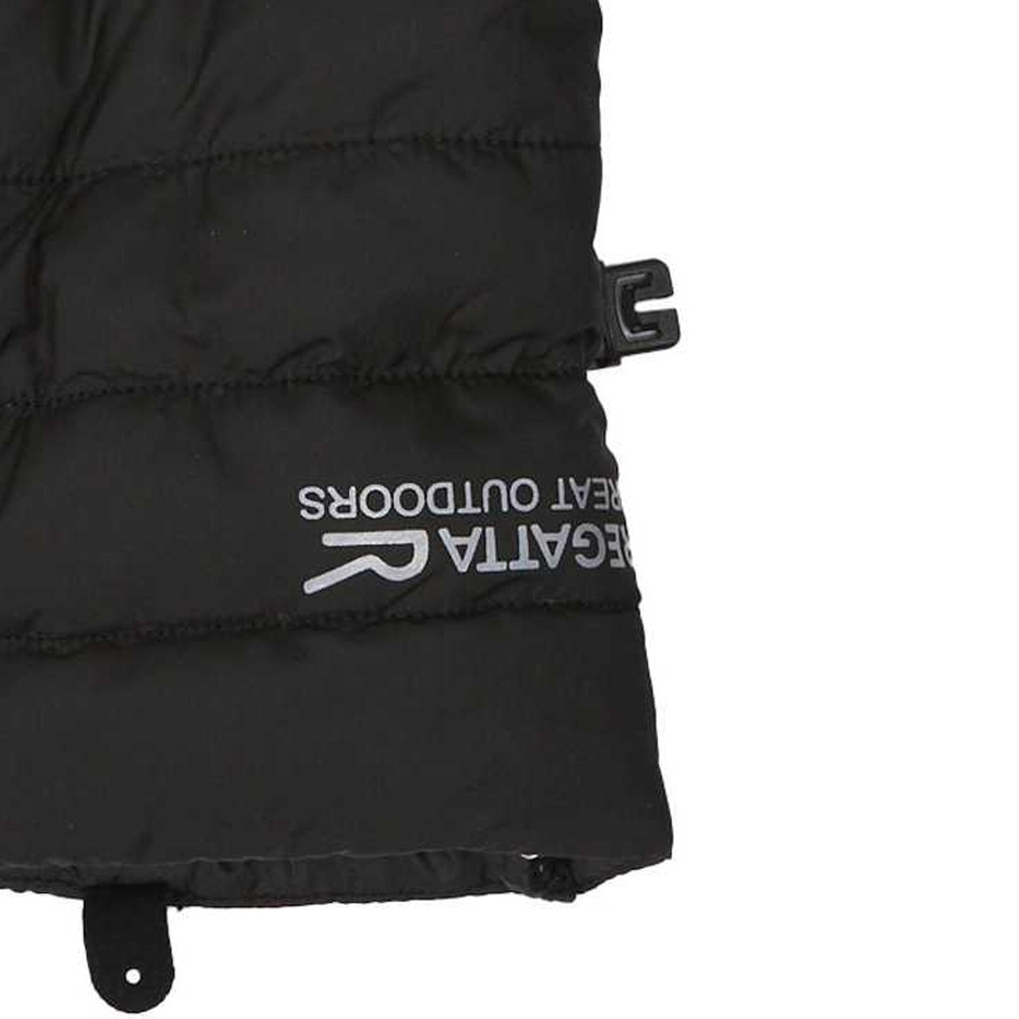 Black - Lifestyle - Regatta Unisex Adult Padded Stretch Logo Gloves