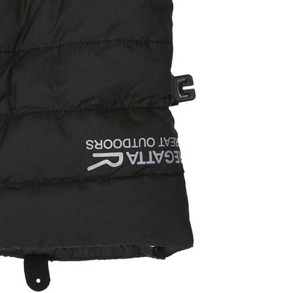 Black - Lifestyle - Regatta Unisex Adult Padded Stretch Logo Gloves