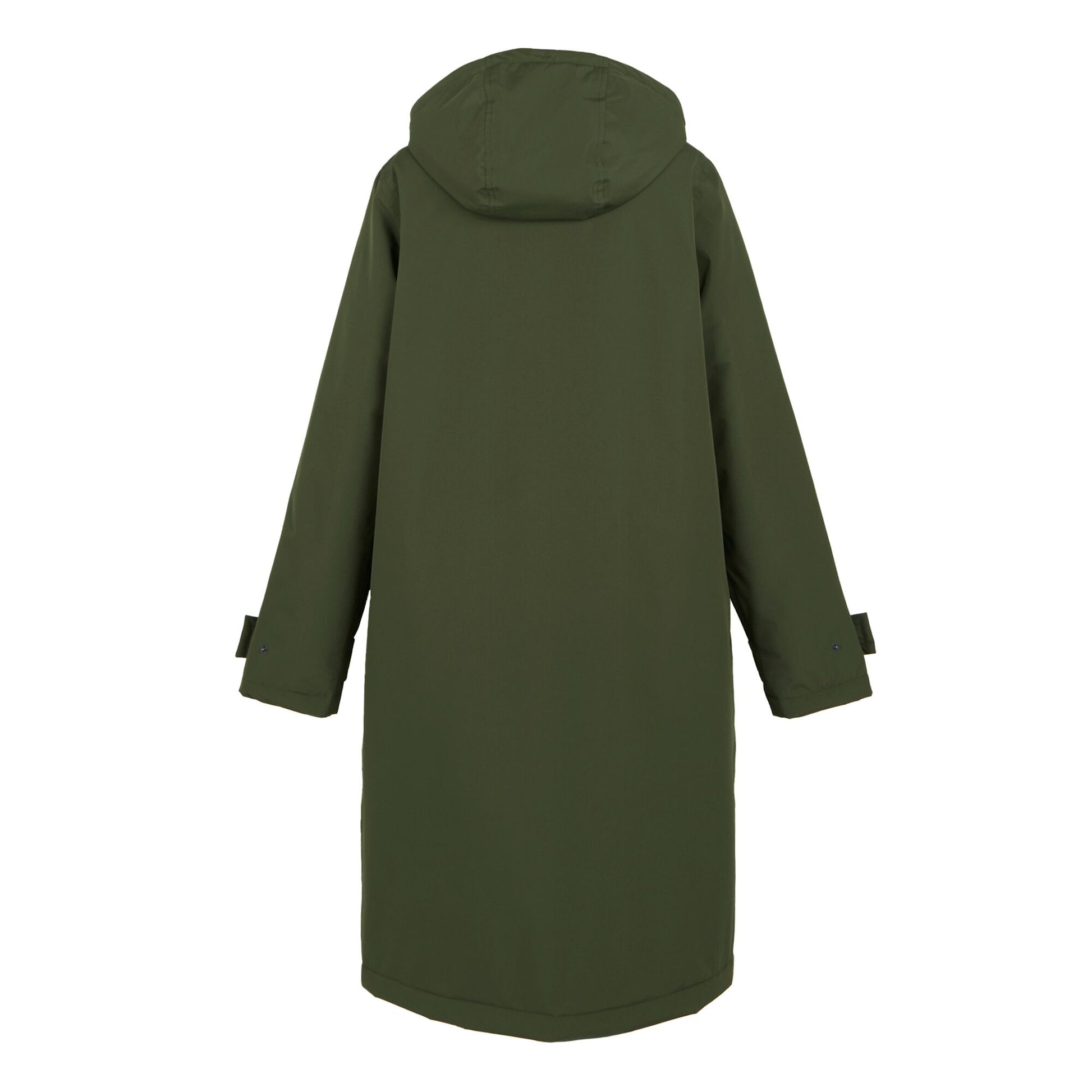 Dark Khaki-Olive - Back - Regatta Womens-Ladies Orla Kiely Longline Waterproof Jacket