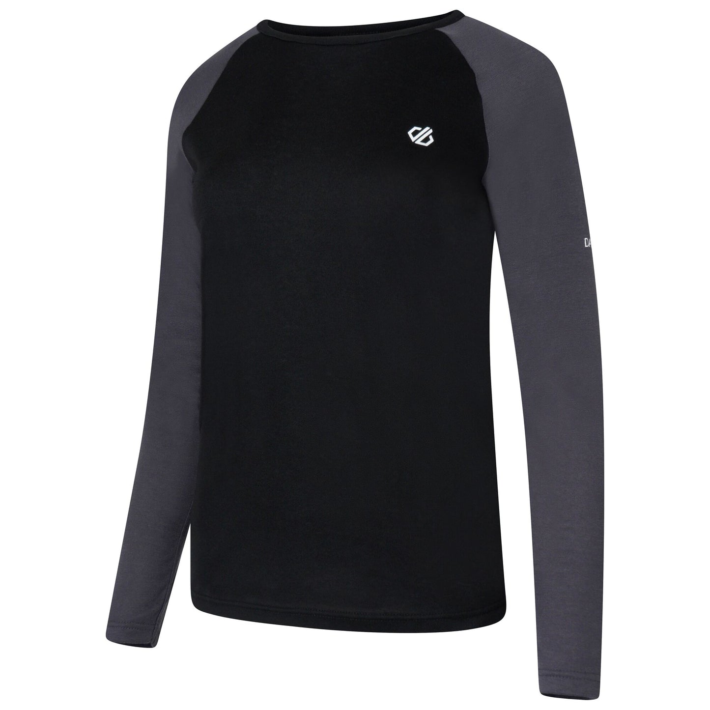 Black-Ebony - Side - Dare 2B Womens-Ladies Exchange Base Layer Top