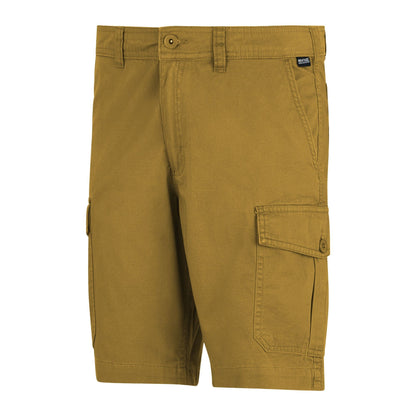 Wood Brown - Side - Regatta Mens Ruwan Casual Shorts