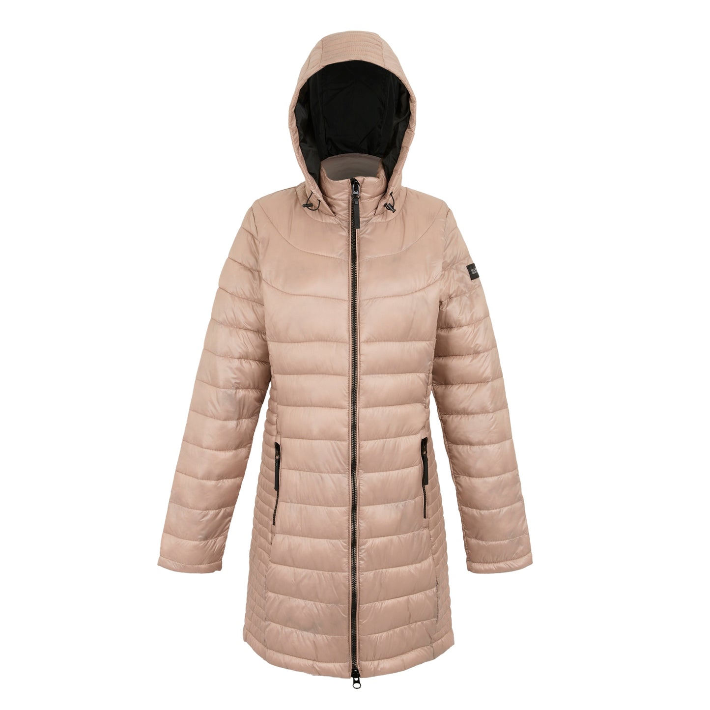 Warm Taupe - Front - Regatta Womens-Ladies Andel IV Quilted Baffled Jacket