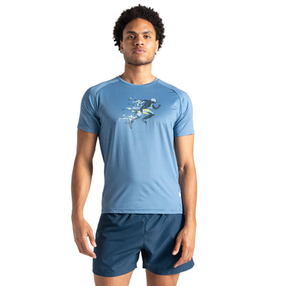 Coronet Blue - Lifestyle - Dare 2B Mens Tech Running T-Shirt