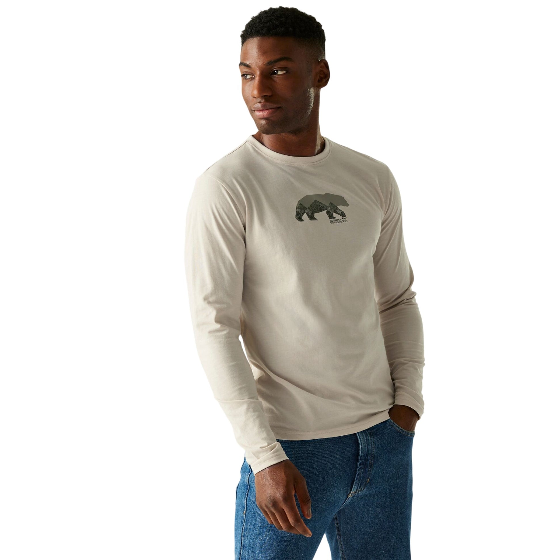 Moonstruck - Lifestyle - Regatta Mens Maylow Scenery Marl Long-Sleeved T-Shirt